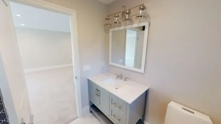Bathroom in an Orange County home after a whole house remodel
