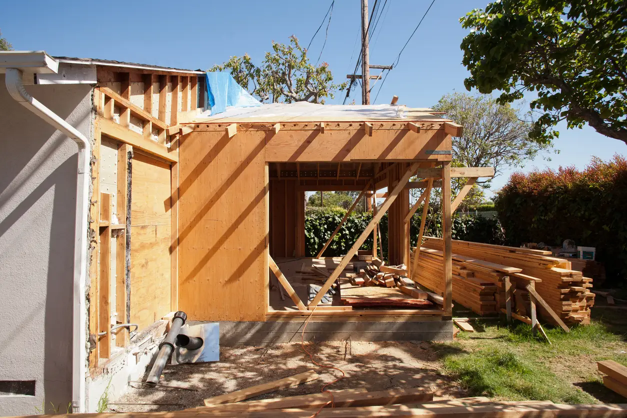 Room addition on a California home